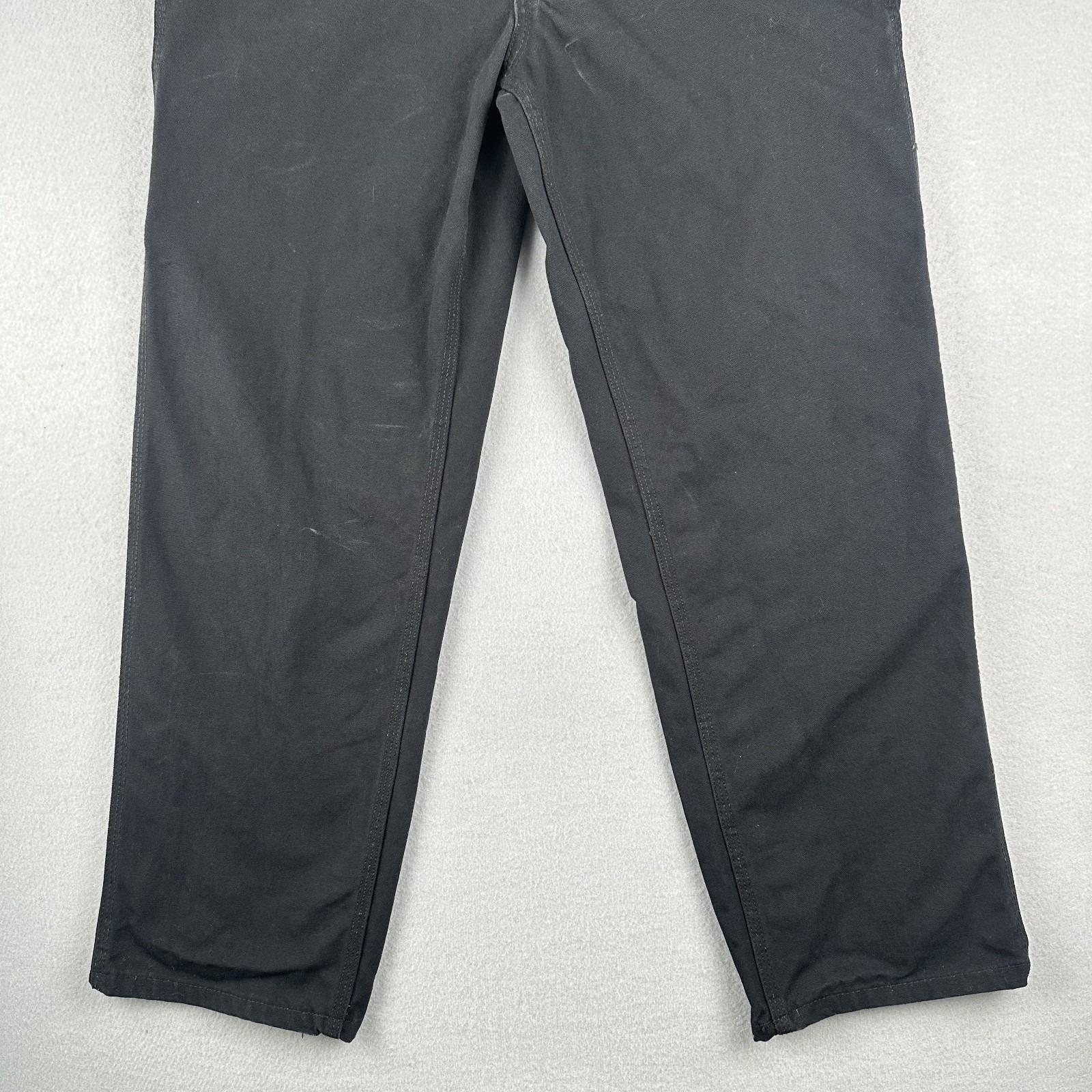 Stanley Workwear Carpenter Pants Mens Size 32x30 Black 100% Cotton — image 6 of 8